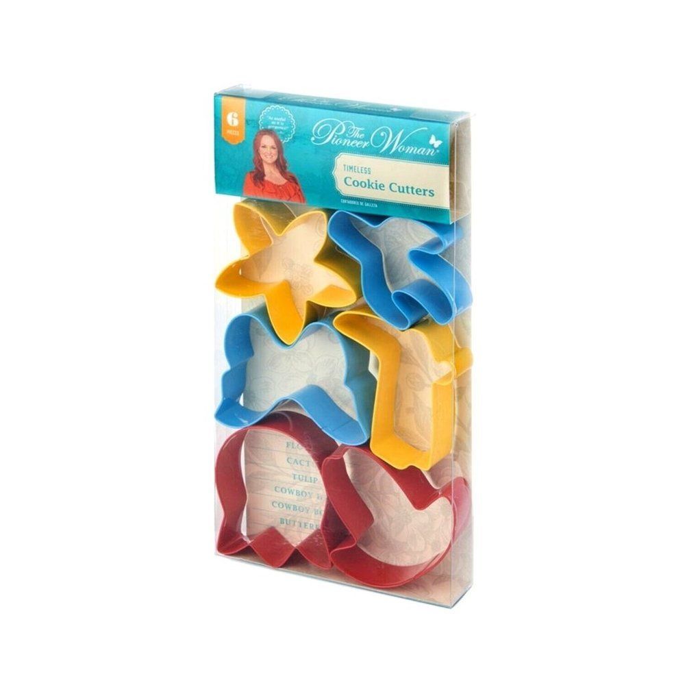 Pioneer Woman Timeless Cookie Cutters Cactus Boot Hat Butterfly Tulip Flower NEW